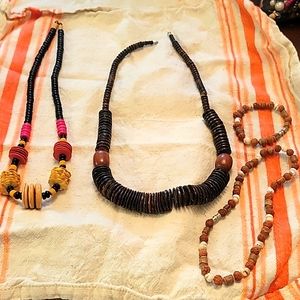 Wood necklace